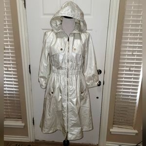 NWOT Eliza J rain coat size medium